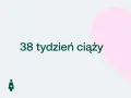 38 tydzień ciąży. Czekamy na maluszka! D+ ikona kobiety w ciąży.