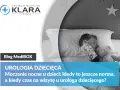 Chłopiec śpi z misiem. Temat: częste oddawanie moczu u dziecka, moczenie nocne u dzieci i wizyta u urologa dziecięcego.