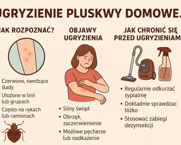 Jak rozpoznać ugryzienia pluskwy u dzieci: czerwone, swędzące ślady na rękach i ramionach, często ułożone w linie. Objawy to silny świąd, obrzęk, zaczerwienienie.