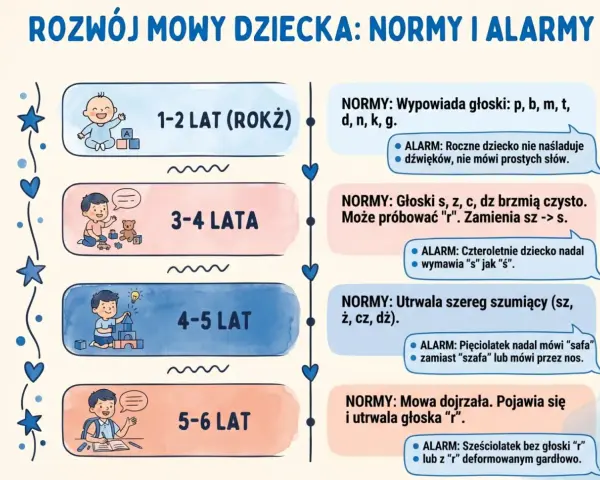 Rozwój mowy dziecka: od pierwszych głosek do "r". Kiedy dziecko zaczyna mówić, normy i alarmy rozwoju mowy.