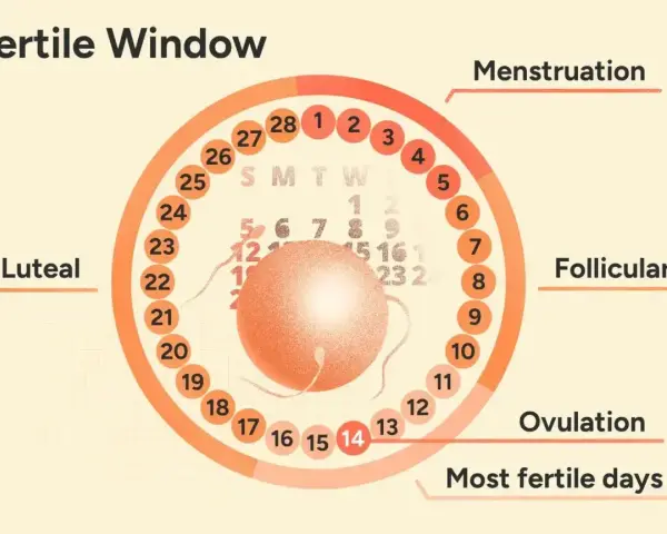 Cykl menstruacyjny: dni płodne po okresie, owulacja i okno płodności.