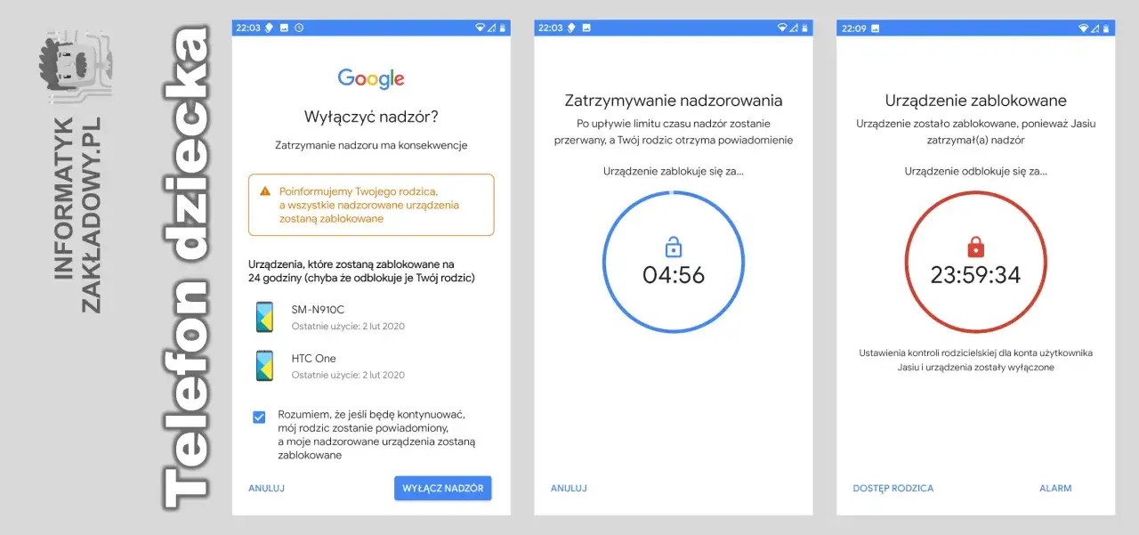 Jak wyłączyć kontrolę rodzicielską Google Family Link na Androidzie